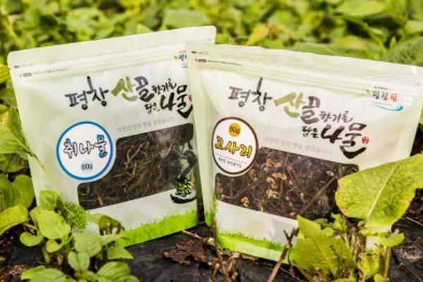 Pyeongchang Dried Cirsium Setidens (80g)（干马蹄叶、干蕨菜）